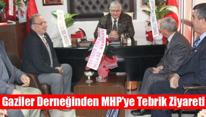 Muharip Gaziler Derneğinden MHP’ye Tebrik Ziyareti