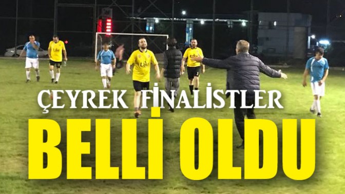 Naci Adıyaman ve Yunus Koca Halı Saha Turnuvası çeyrek finalistler belli oldu