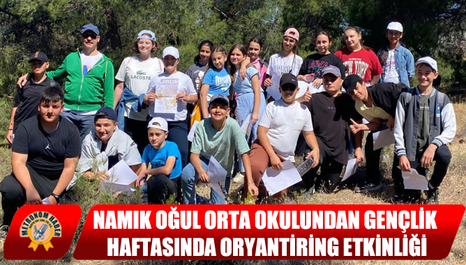 Namık Oğul Orta Okulundan Gençlik Haftasında Oryantiring Etkinliği