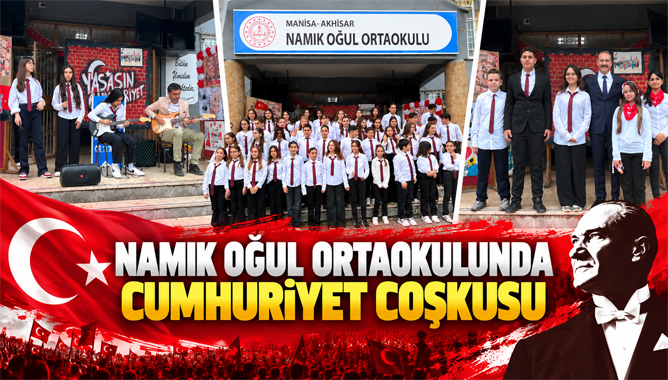 Namık Oğul Ortaokulunda Cumhuriyet Coşkusu