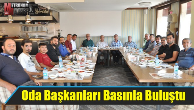 Oda Başkanları Basınla Buluştu