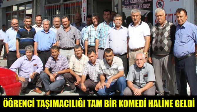 Öğrenci taşımacılığı tam bir komedi haline geldi