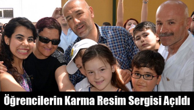 Öğrencilerin Karma Resim Sergisi Açıldı