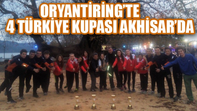 ORYANTİRİNG’TE 4 TÜRKİYE KUPASI AKHİSAR’DA