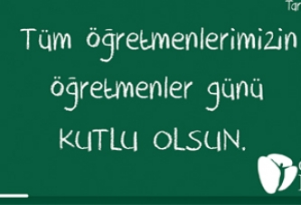 Özel Akhisar Hastanesi öğretmenleri unutmadı.