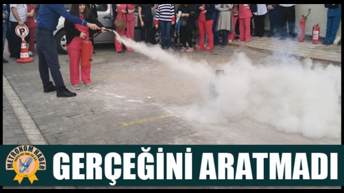 Özel Akhisar Hastanesi Personeline Sivil Savunma Eğitim ve Tatbikatı