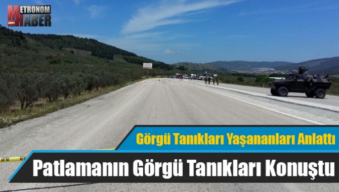 Patlamanın Görgü Tanıkları Yaşananları Anlattı