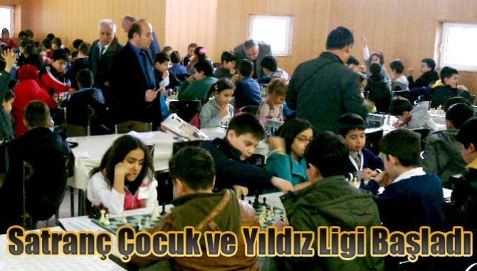 Satranç Çocuk ve Yıldız Ligi Başladı