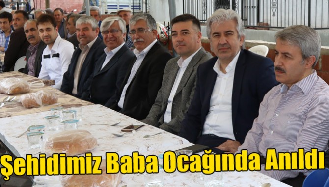 Şehidimiz Baba Ocağında Anıldı