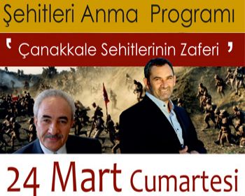 Şehitleri Anma Programı 24 Martta Spor Salonunda!