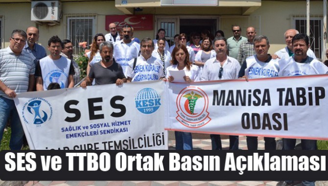 SES ve TTBO Ortak Basın Açıklaması