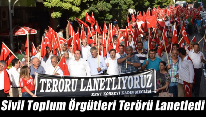 Sivil Toplum Örgütleri Terörü Lanetledi