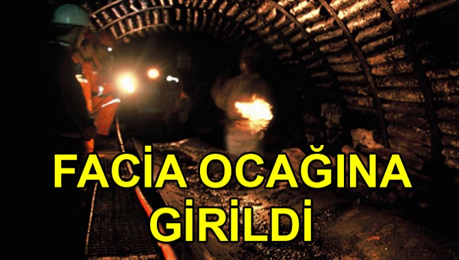 Soma Maden Ocağına 15 kişilik heyet inceleme için girdi