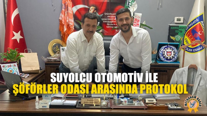 Suyolcu Otomotiv İle Şoförler Odası Arasında Protokol