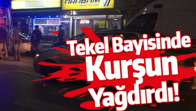 TEKEL BAYİSİNDE KURŞUN YAĞDIRDI