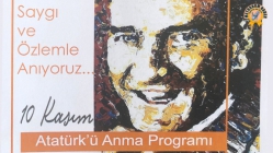 10 Kasım Atatürk'ü Anma Programı Açıklandı