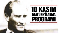 10 Kasım Atatürk'ü Anma Programı