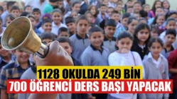 1128 Okulda 249 Bin 700 Öğrenci Ders Başı Yapacak