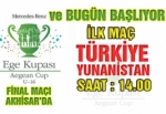 2013 Mercedes-Benz Ege Kupası Bugün Saat 14.00’de Akhisar’da Başlıyor