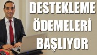 2016 Yılı Destekleme Ödemeleri Cumartesi Günü Başlıyor