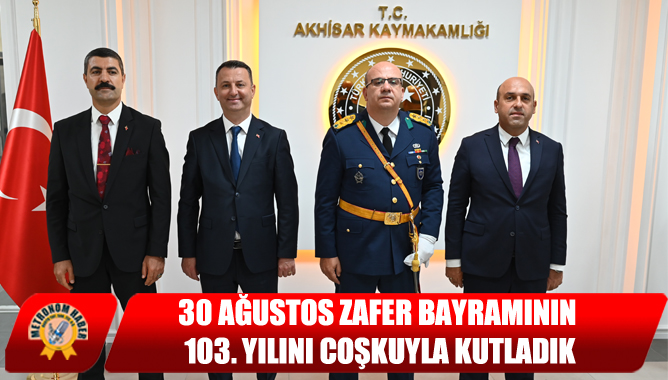 30 Ağustos Zafer Bayramının 103. yılını coşkuyla kutladık
