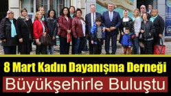 8 Mart Kadın Dayanışma Derneği Büyükşehirle Buluştu