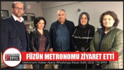 AK Parti A. Adayı Radyo Metronom ve Metronom Haber Ajansını ziyaret etti