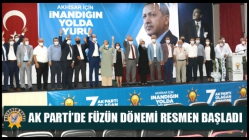 AK Parti’de Füzün dönemi resmen başladı