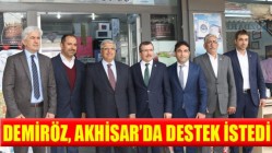 AK Parti Genel Başkan Yardımcısı Demiröz, Akhisar’da Destek İstedi
