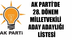 AK Pati Manisa Milletvekili Aday Adaylığı için 65 isim başvurdu