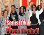 AK Parti Kadın kollarında Şemsi Okur güven tazeledi!
