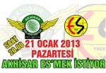 Akhisar 3 Puan Alıp ES’mek İstiyor