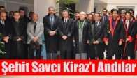 Akhisar Adliyesinde Şehit Savcı Kiraz’ı Anma Töreni Düzenlendi