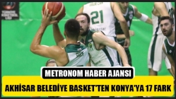 Akhisar Belediye Basket'ten Konya'ya 17 Fark