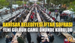 Akhisar Belediyesi İftar Sofrası Yeni Gülruh Camii Önünde Kuruldu