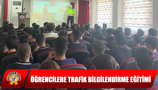 Akhisar Bölge Trafik'ten Öğrencilere Trafik Bilgilendirme Eğitimi