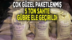 Akhisar’da 5 ton sahte gübre ele geçirildi