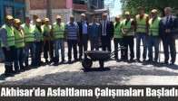 Akhisar’da Asfaltlama Çalışmaları Başladı
