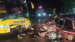 Akhisar’da Feci Kaza! Otobüs İle Kamyonet Çarpıştı