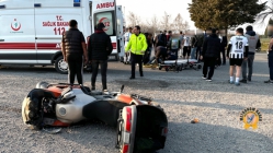 Akhisar’da Feci Kaza! Otomobil İle Motosiklet Kafa Kafaya Çarpıştı