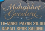 Akhisar’da Muhabbet Geceleri 16 Mart’ta