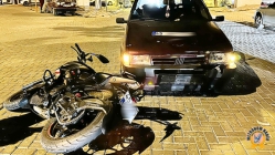 Akhisar’da Otomobil İle Motosiklet Kavşakta Çarpıştı 1 Kişi Yaralandı