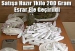 Akhisar’da Satışa Hazır 1kilo 200 Gram Esrar Ele Geçirildi