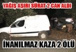 Akhisar’da Trafik Kazası 2 Ölü 1 Yaralı