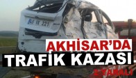 Akhisar’da Trafik Kazası 2 Yaralı