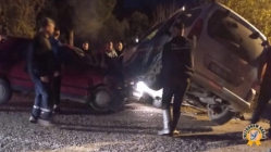 Akhisar’da Trafik Kazası 8 Kişi Yaralandı