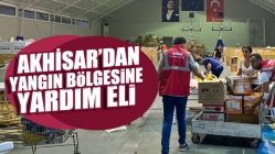 Akhisar’dan yangın bölgesine yardım eli