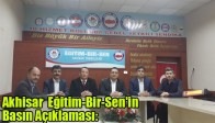 Akhisar Eğitim-Bir-Sen'in Basın Açıklaması: