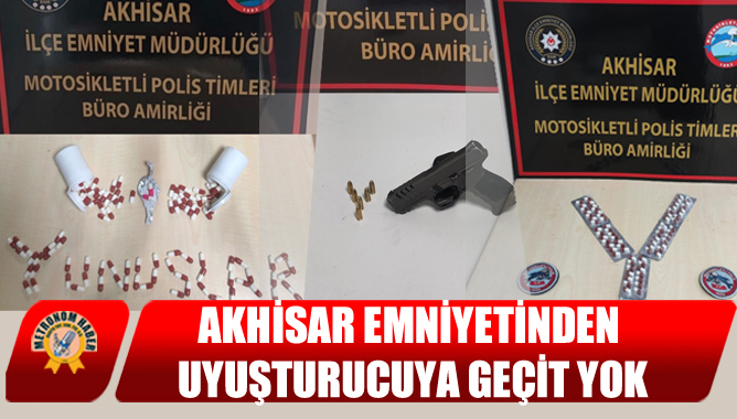 Akhisar Emniyetinden Uyuşturucuya Geçit Yok