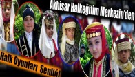 Akhisar Halkeğitim Merkezin’den Halk Oyunları Şenliği